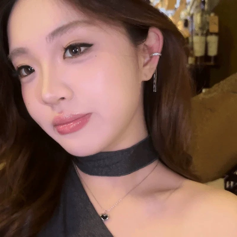 C-shaped Tassel Ear Clips For Women Minimalist Design No Ear Piercing Required