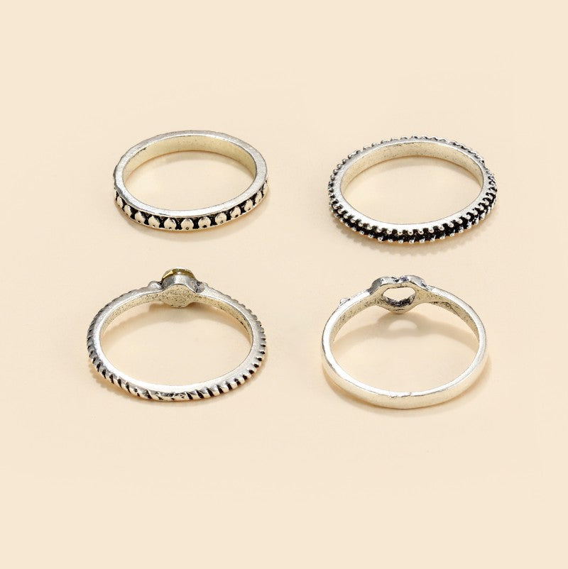 Womens Stylish Minimalis Vintage Ring