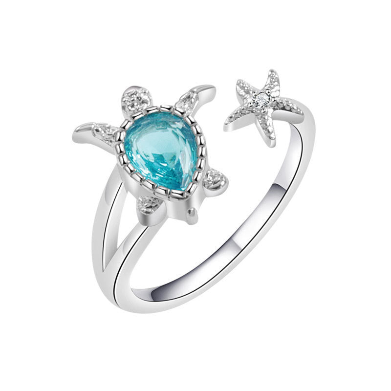 Elegant Turtle Ring For Womens Fashion