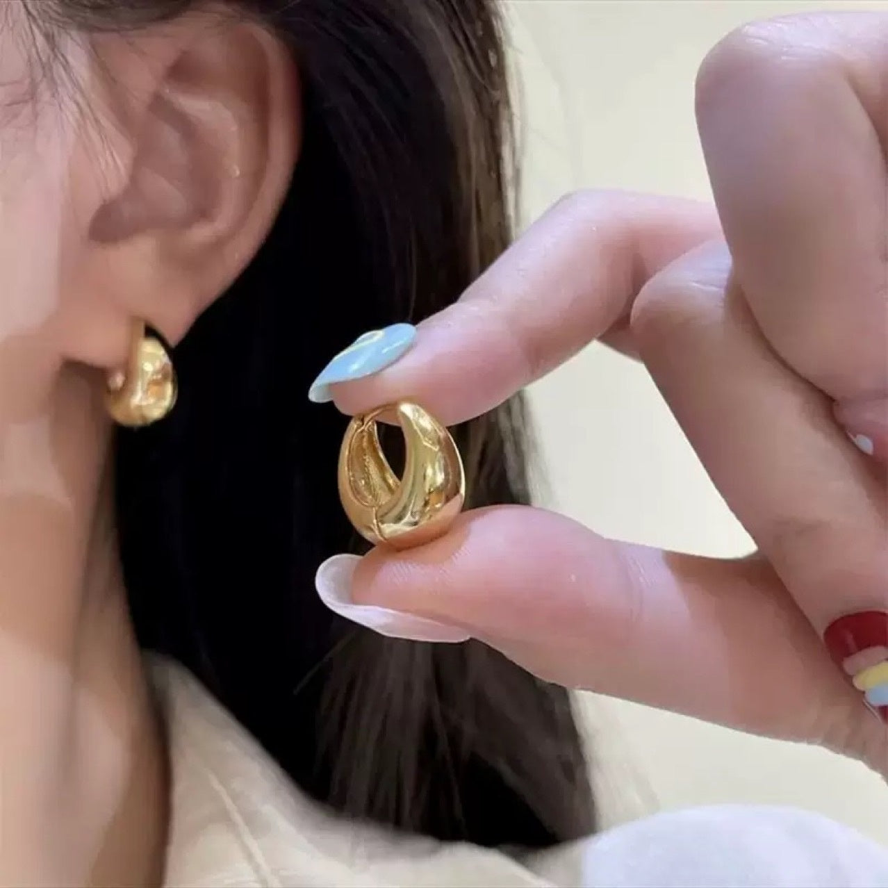 Geometric Polished Arc-shaped Ear Cuffs That Go With Everything