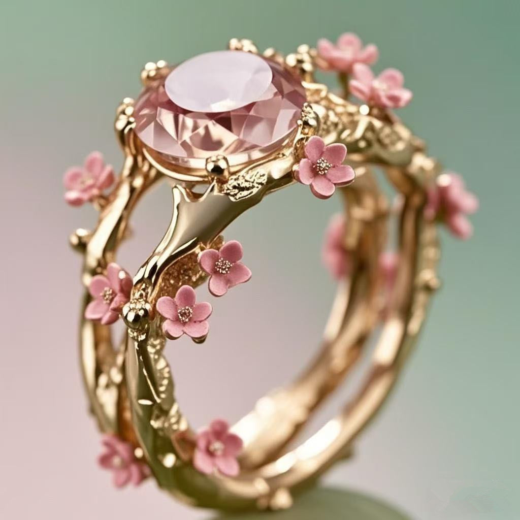 Small Ring Mall Flower Fashion Personality